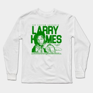 Larry Holmes - Green Long Sleeve T-Shirt